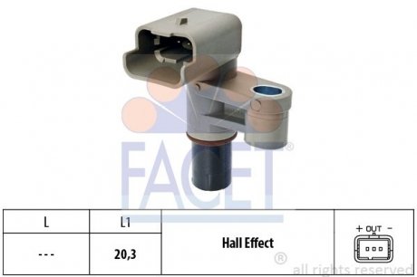 Датчик положення розподільчого валу FACET 9.0462
