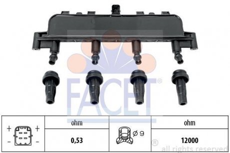 Катушка воспаления FACET 96303