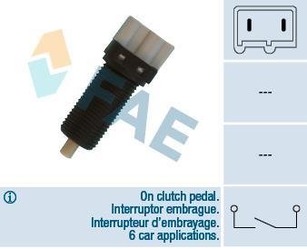 Выключатель, привод сцепления (Tempomat) FAE 24870