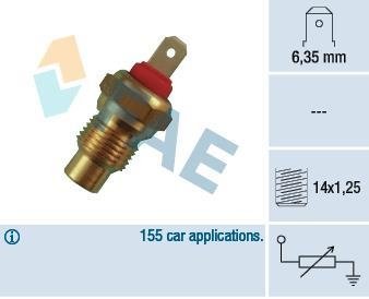 Датчик температуры жидкости охлаждения FAE 31370 (фото 1)