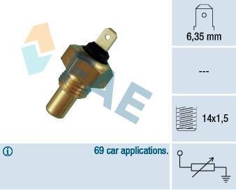 Датчик температури рідини охолодження FAE 31460 (фото 1)