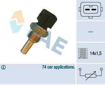 Датчик температуры жидкости охлаждения FAE 32560 (фото 1)