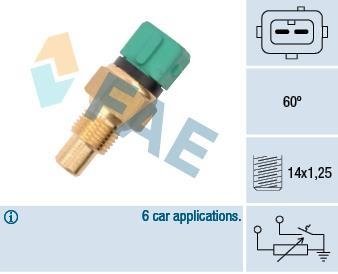 Датчик температури рідини охолодження FAE 34425