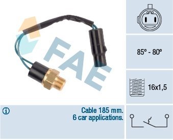 Термовікач вентилятора FAE 36610