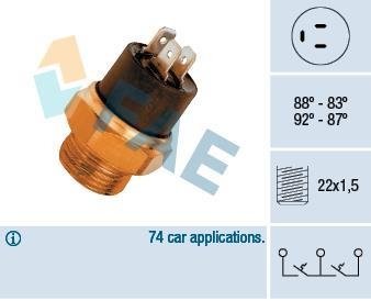 Датчик радіатора FAE 37800