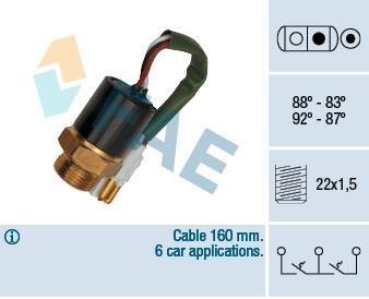 Термовыключатель вентилятора радиатора FAE 37890