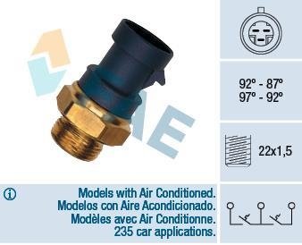 Термовыключатель вентилятора радиатора FAE 37910