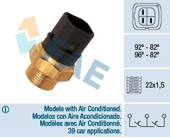 Термовыключатель вентилятора радиатора FAE 37980 (фото 1)