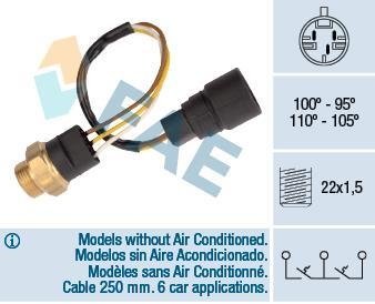Термовыключатель вентилятора радиатора FAE 38080