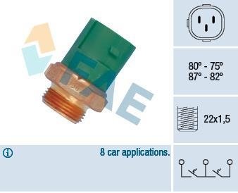 Термовыключатель вентилятора радиатора FAE 38165