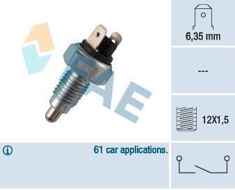 Выключатель фар заднего хода FAE 40380