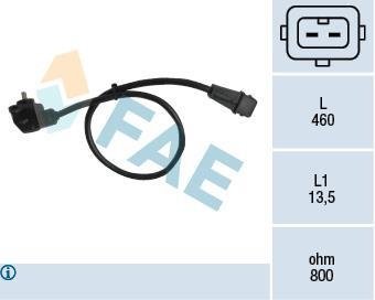 Датчик коленчатого вала FAE 79018