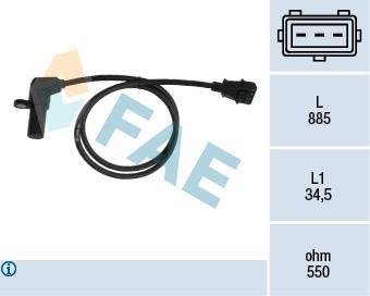 Датчик частоти обертання, керування двигуном FAE 79078