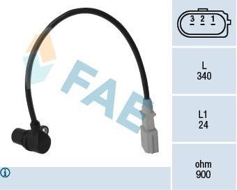 Датчик коленчатого вала. Датчик частоты вращения. FAE 79198