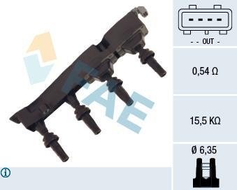 Катушка воспаления FAE 80235