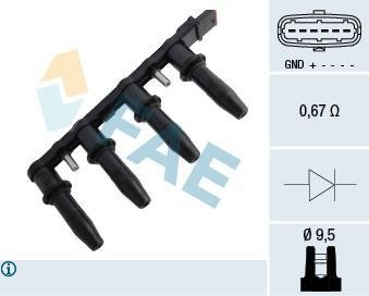 Катушка воспаления FAE 80291