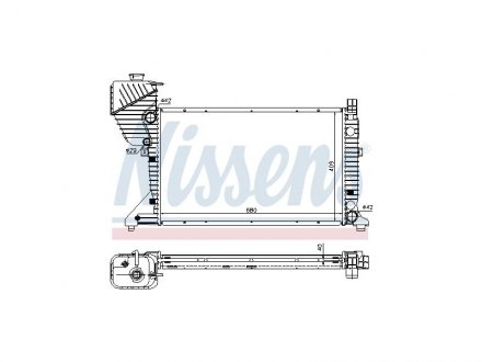 Радіатор MERCEDES SPRINTER 95> 901-905 00> 313 CDI FAST FT55555 (фото 1)