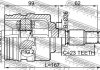 Шрус ВНУТРЕННИЙ ПРАВЫЙ 23X36X23 (TOYOTA CALDINA ST195 4WD 1992-1997) FEBEST 0111SXA10RH (фото 3)