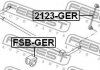 ТЯГА СТАБИЛИЗАТОРА ЗАДНЯЯ (FORD MONDEO GE 2000-2007) FEBEST 2123GER (фото 3)