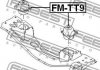 ПОДУШКА ДВИГАТЕЛЯ (FORD TRANSIT TT9 2006-) FEBEST FMTT9 (фото 3)