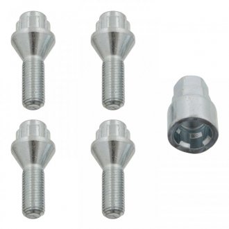 Болты колеса M12x1,5mm секретные 4шт L 24mm FEBI BILSTEIN 27049