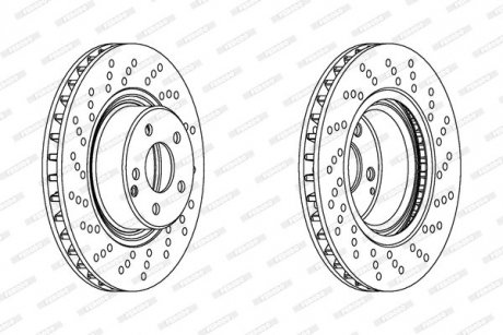Гальмівний диск FERODO DDF1120C1 (фото 1)