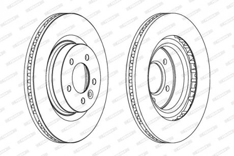 Диск тормозной FERODO DDF1432C1