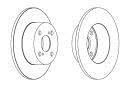 Диск тормозной FERODO DDF1487