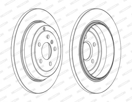 Диск тормозной FERODO DDF1530C