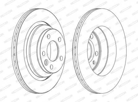 Гальмівний диск FERODO DDF1698C