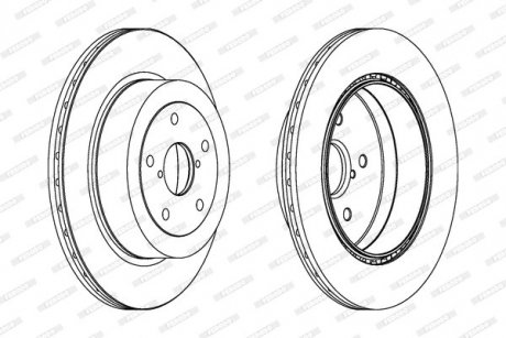 Гальмівний диск FERODO DDF175