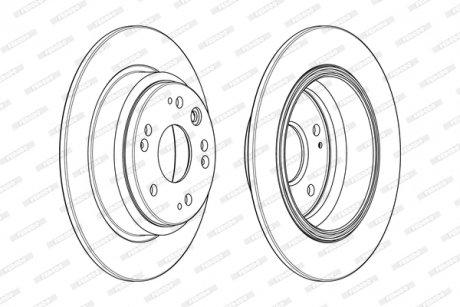 Диск гальмівний FERODO DDF1894C