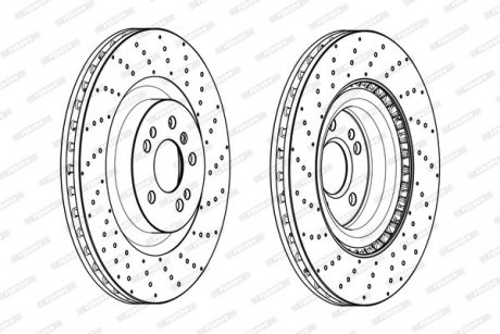 Диск тормозной FERODO DDF2202C1 (фото 1)