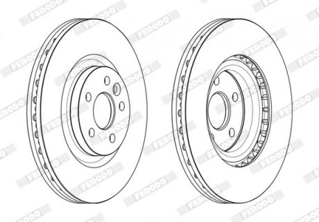 Тормозной диск FERODO DDF2632C-1 (фото 1)