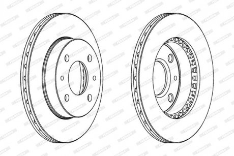 Диск гальмівний FERODO DDF866