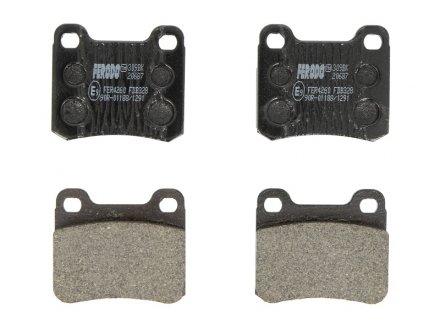 Тормозные колодки зад. MB 190 W201 83-93 FERODO FDB328