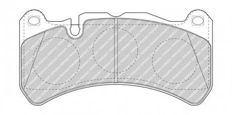 Тормозные колодки, к-кт. FERODO FDB4212 (фото 1)