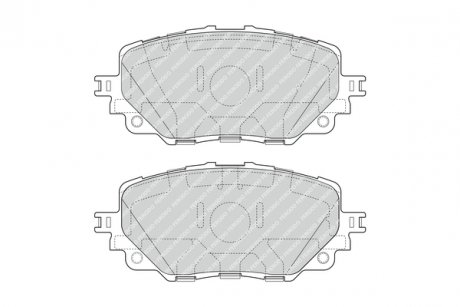 Гальмівні колодки, дискові FERODO FDB4873