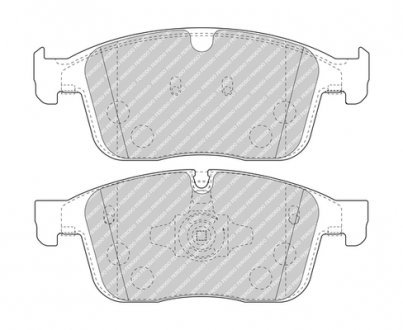 Гальмівні колодки, дискові FERODO FDB4943 (фото 1)