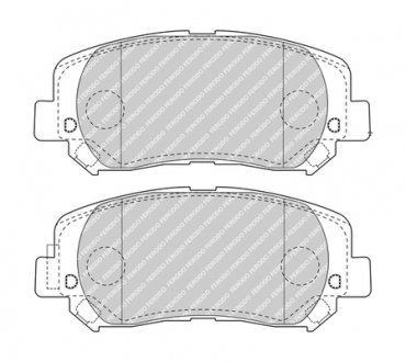 Тормозные колодки, дисковые. FERODO FDB4999