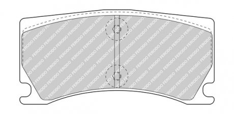 Тормозные колодки, к-кт. FERODO FDB5021