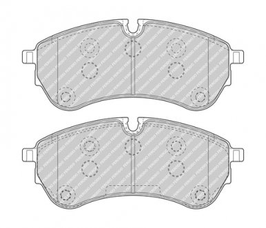 Тормозные колодки, дисковые. FERODO FVR5067