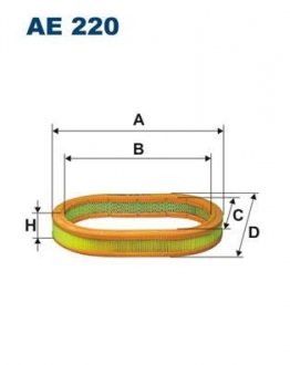 Фільтр повітряний FILTRON AE220