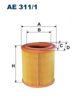 Фільтр повітря FILTRON AE3111