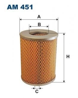 Фільтр повітряний FILTRON AM451