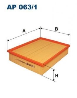 Фільтр повітряний FILTRON AP0631 (фото 1)