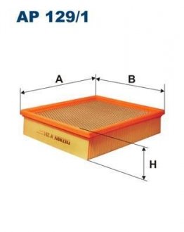 Фільтр повітря FILTRON AP1291 (фото 1)
