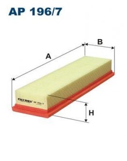 Фільтр повітря FILTRON AP1967 (фото 1)