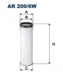 Фильтр дополнительного воздуха FILTRON AR2006W (фото 1)