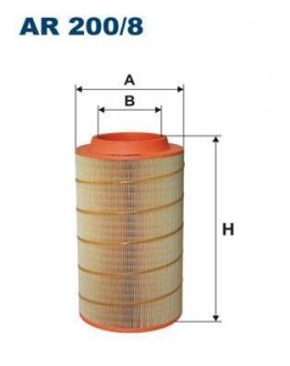Фільтр повітря FILTRON AR2008 (фото 1)